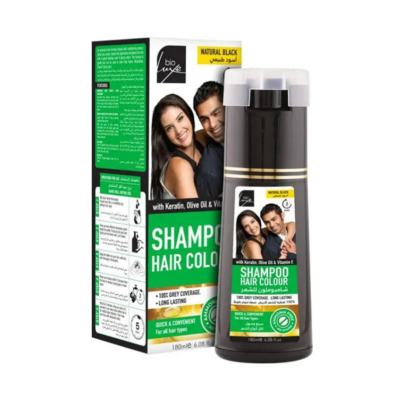 Bioluxe Hair Black Color Shampoo - 180ml