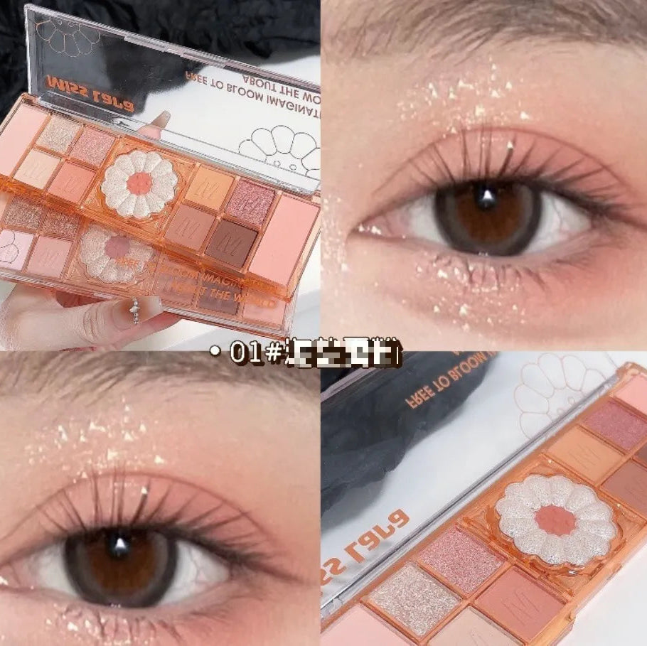 Miss Lara Cute Flower Eyeshadow Palette
