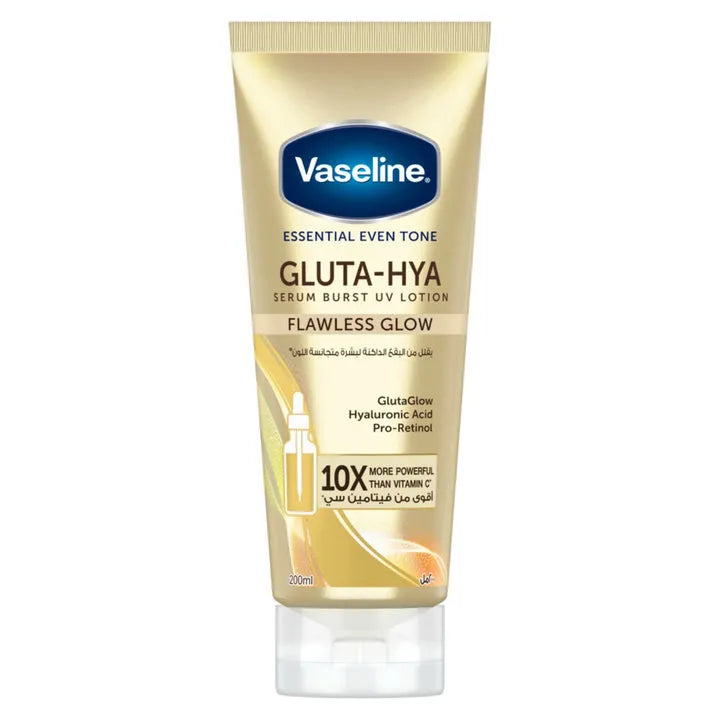 Vaseline Gluta-Hya Serum Burst UV Lotion - Flawless Bright - 200ml