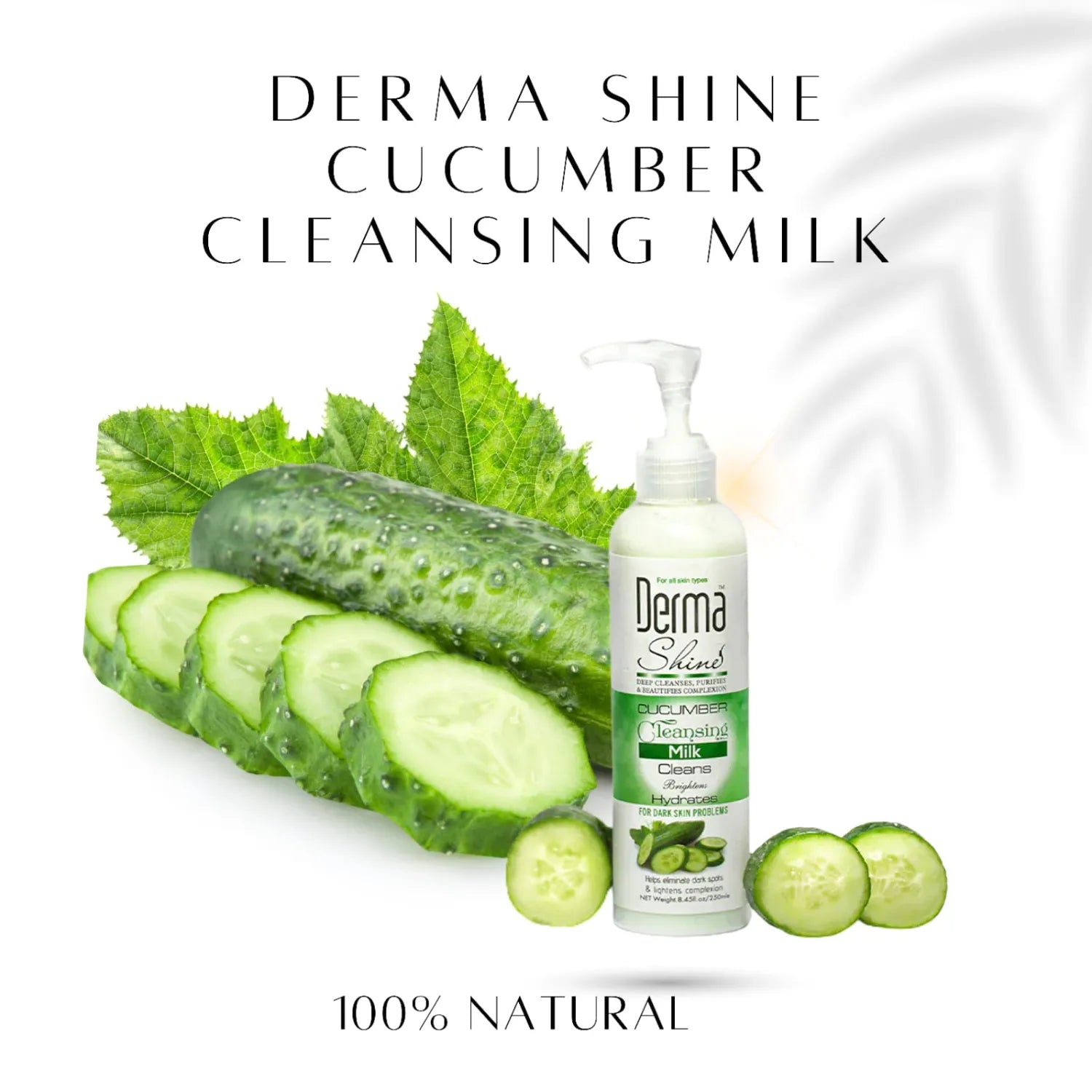 Derma Shine Cucumber Cleansing Milk - 250ml
