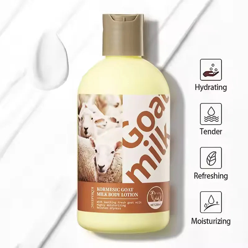 KORMESIC goat milk body cream skin lightening & whitening body Lotion 250ml