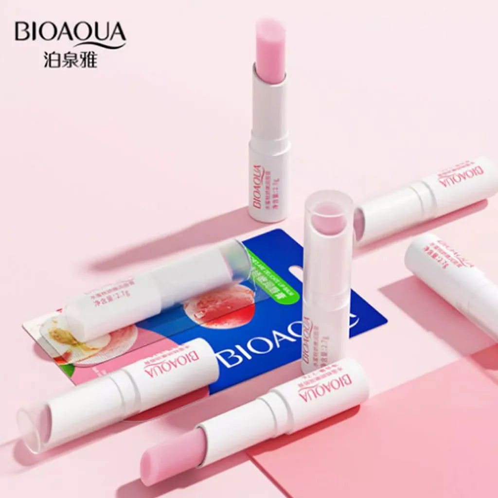 BIOAQUA Honey Peach Ripping Lip Balm - 2.7g