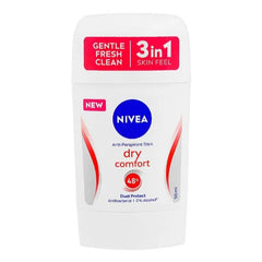 Nivea Dry Comfort Dual Protect Anti-Perspirant Deodorant Stick - 50ml