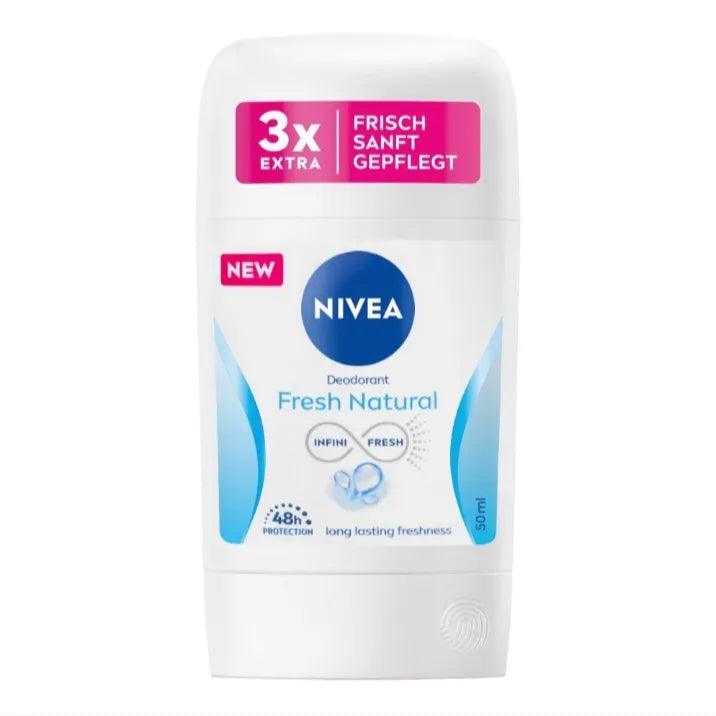 Nivea Fresh Natural Infini Fresh 48 H Antiperspirant Deodorant Stick – 50ml