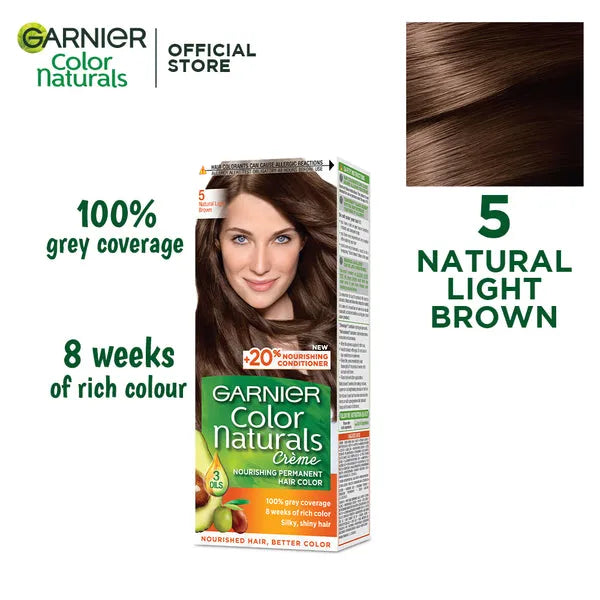 Garnier - Color Naturals Hair Colors - 5 Natural Light Brown