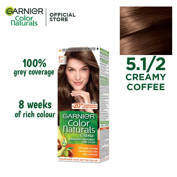 Garnier - Color Naturals Hair Colors - 5.1/2 Creamy Coffee