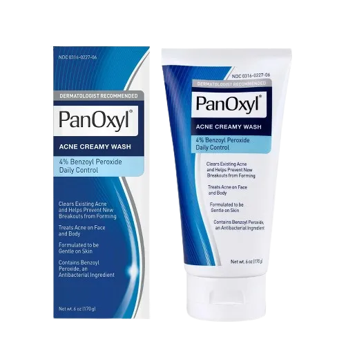 PanOxyl Acne Creamy Face Wash Benzoyl Peroxide 4% 170g