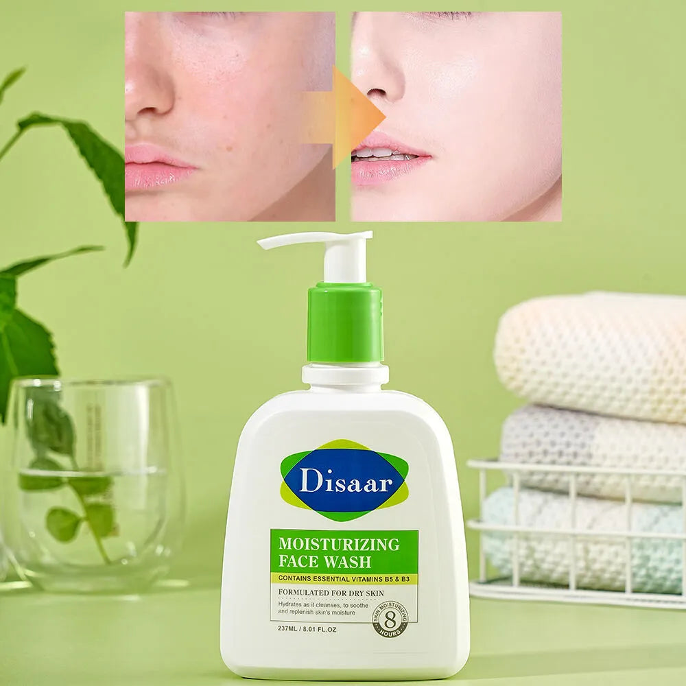 Disaar Moisturizing Face Wash with Amino Acids, Vitamin B5 & B3 - 237ml