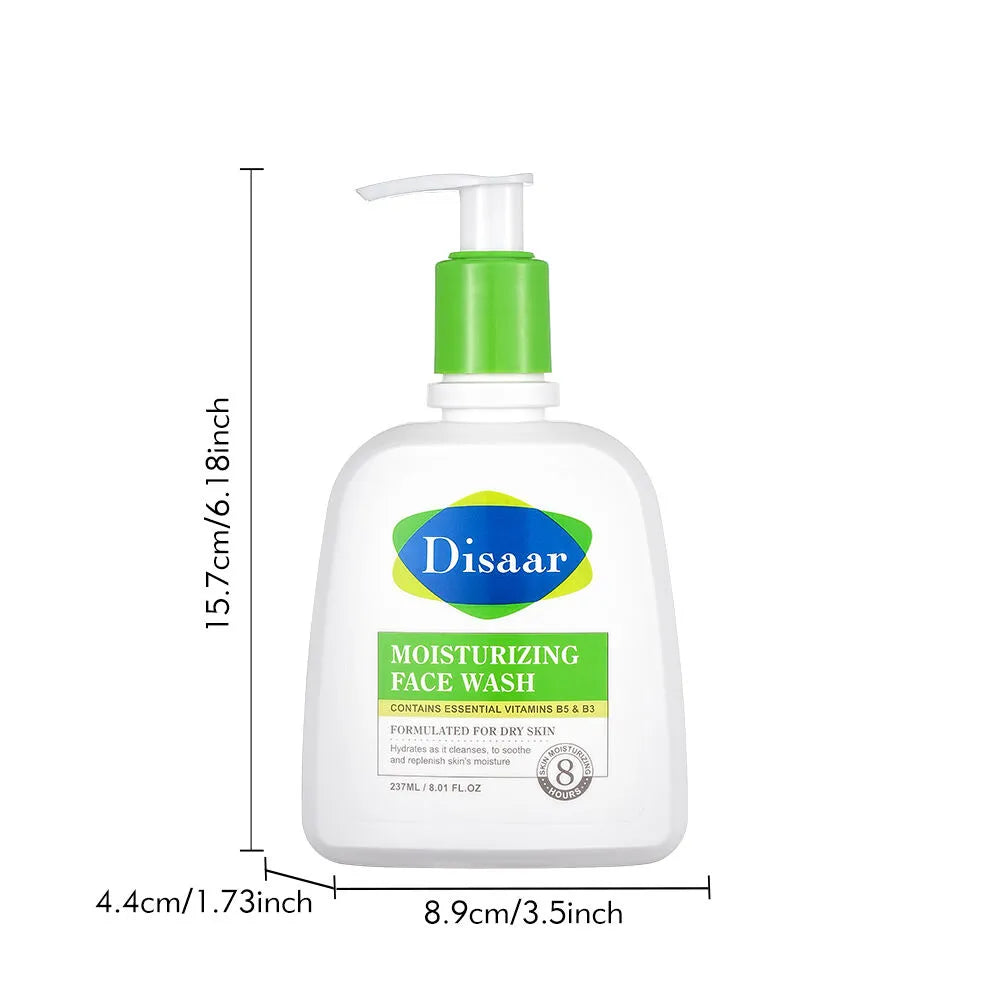 Disaar Moisturizing Face Wash with Amino Acids, Vitamin B5 & B3 - 237ml