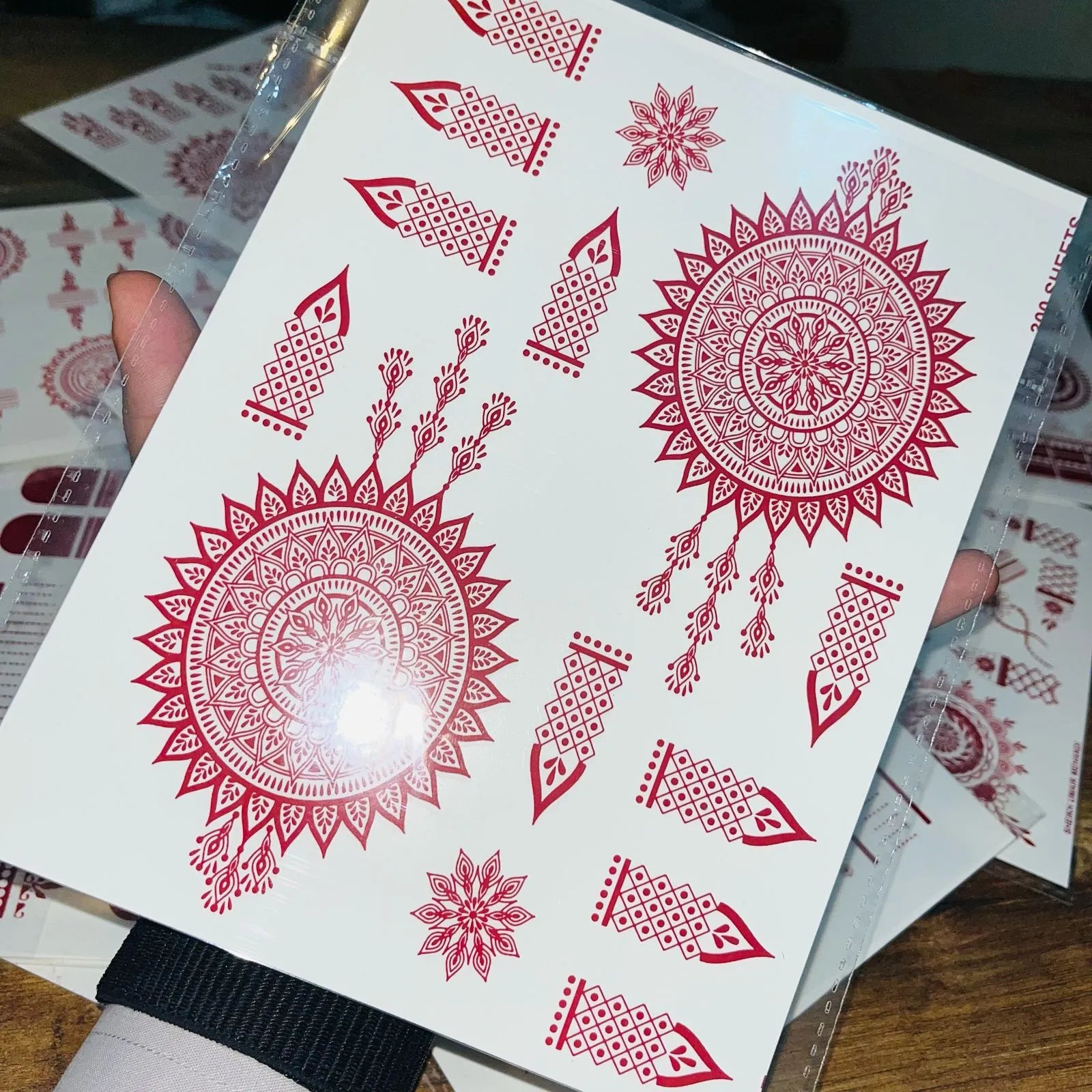 Simple Aesthetic Full Hand Sticker Tatto Mehndi