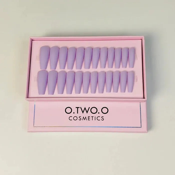 O.TWO.O  Magenta Nail Art 24 Pcs