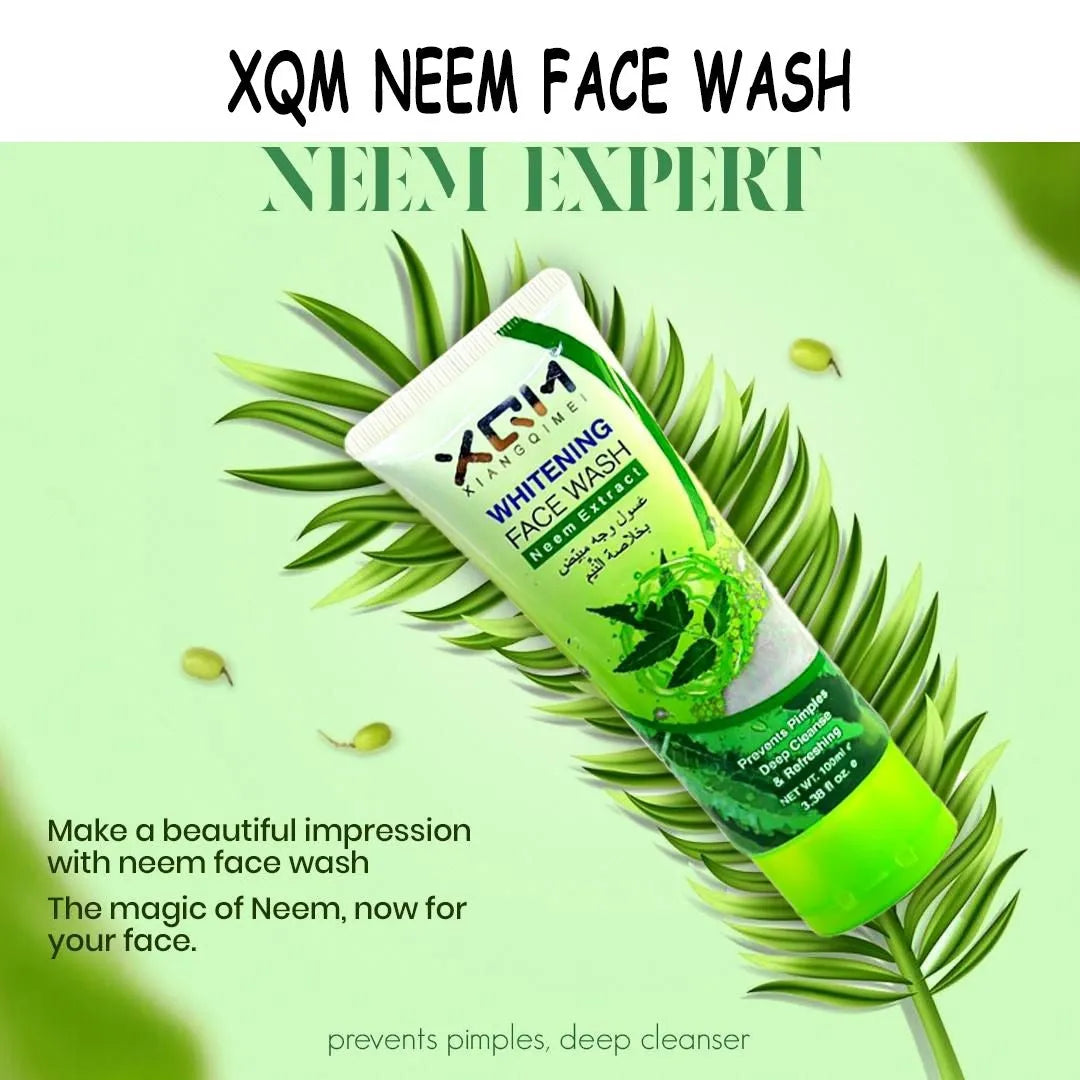 XQM Whitening Neem Extracts Face Wash - 100ml
