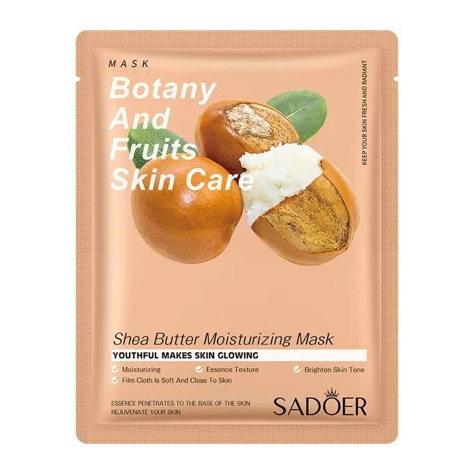 Sadoer Botany And Fruits Shea Butter Moisturizing Face Sheet Mask - 25g