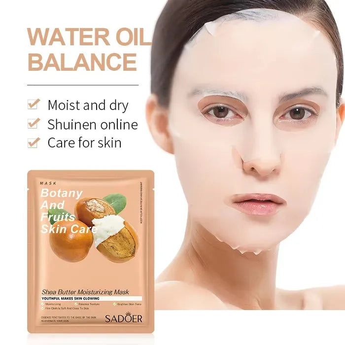 Sadoer Botany And Fruits Shea Butter Moisturizing Face Sheet Mask - 25g