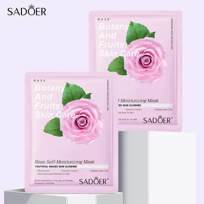 Sadoer Botany And Fruits Rose Moisturizing Face Sheet Mask - 25g