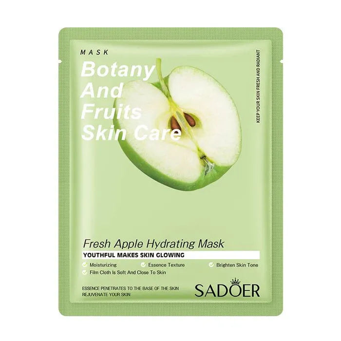 Sadoer Botany And Fruits Fresh Apple Hydrating Face Sheet Mask - 25g