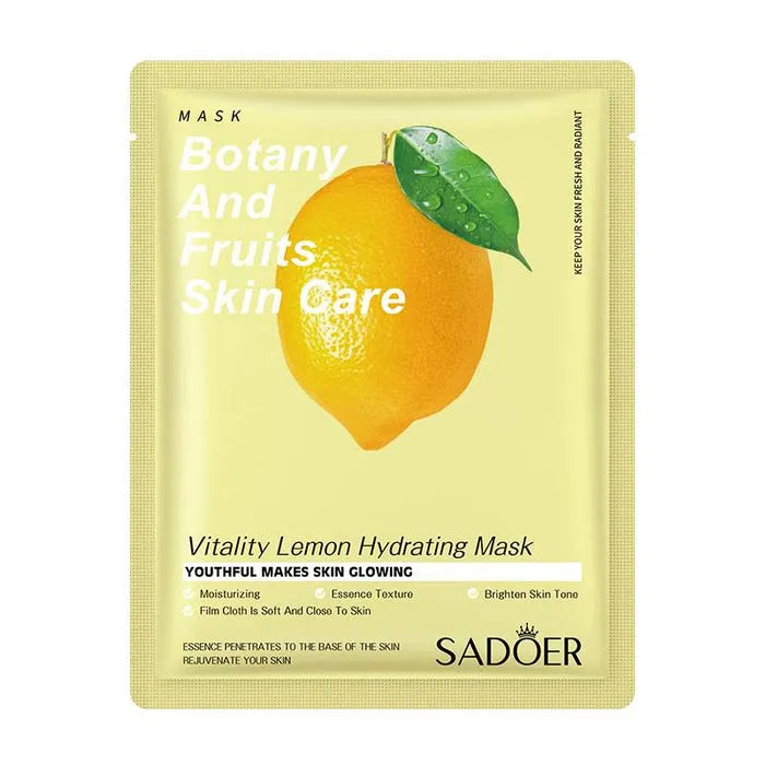 Sadoer Botany And Fruits Lemon Skin Beauty Face Sheet Mask - 25g