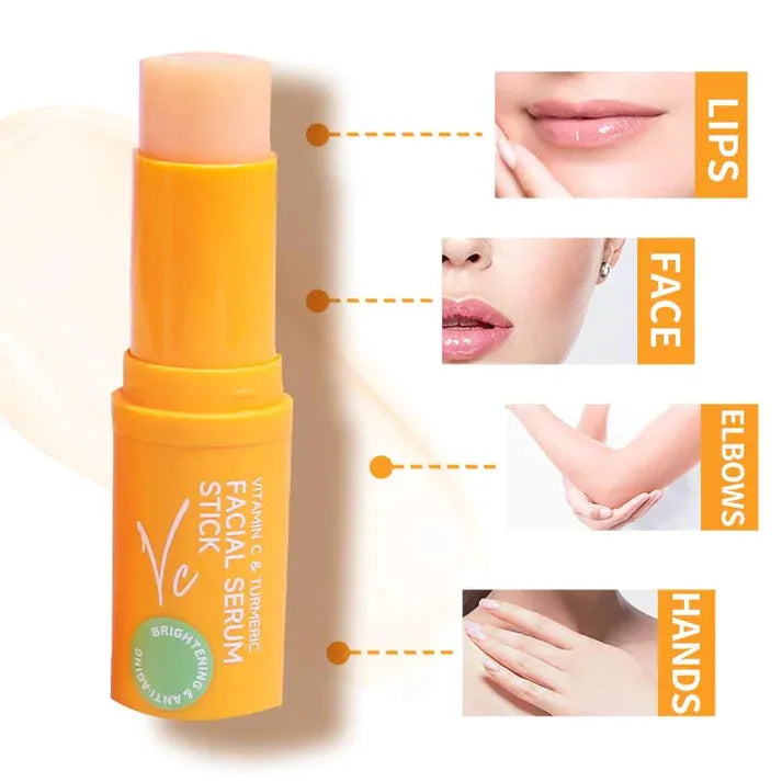 Dr.Rashel Facial Serum Stick Vitamin C & Turmeric Skin-Renewing Energy Stick - 7g