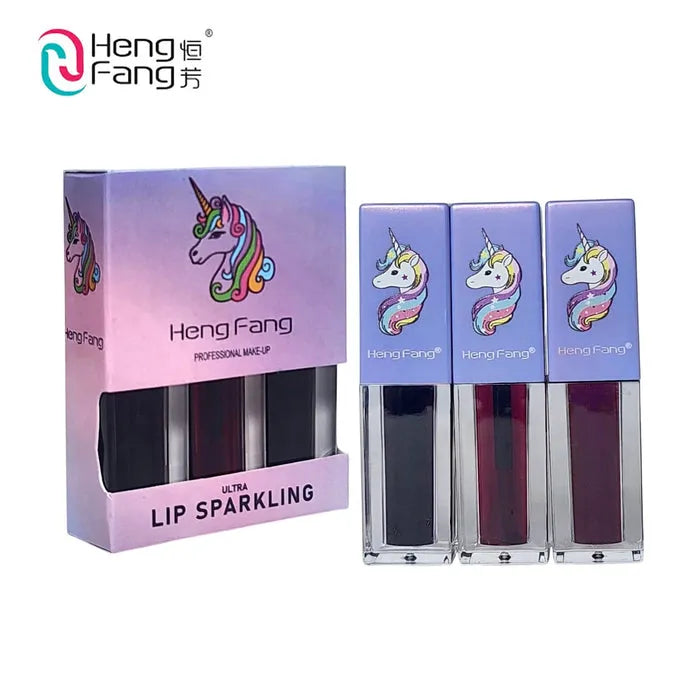 Heng Fang Ultra Lip Sparkling Tints – Unicorn Edition 3 pcs Lip Tint