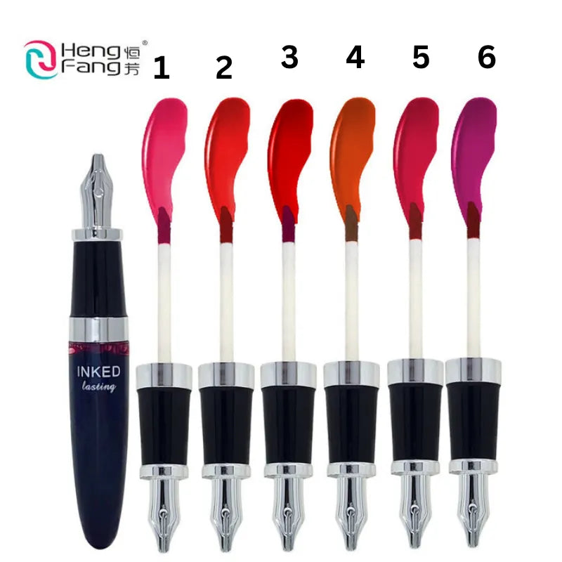 HengFang Fountain Ink Pen Shaped INKED Lasting Lip & Cheek Tint