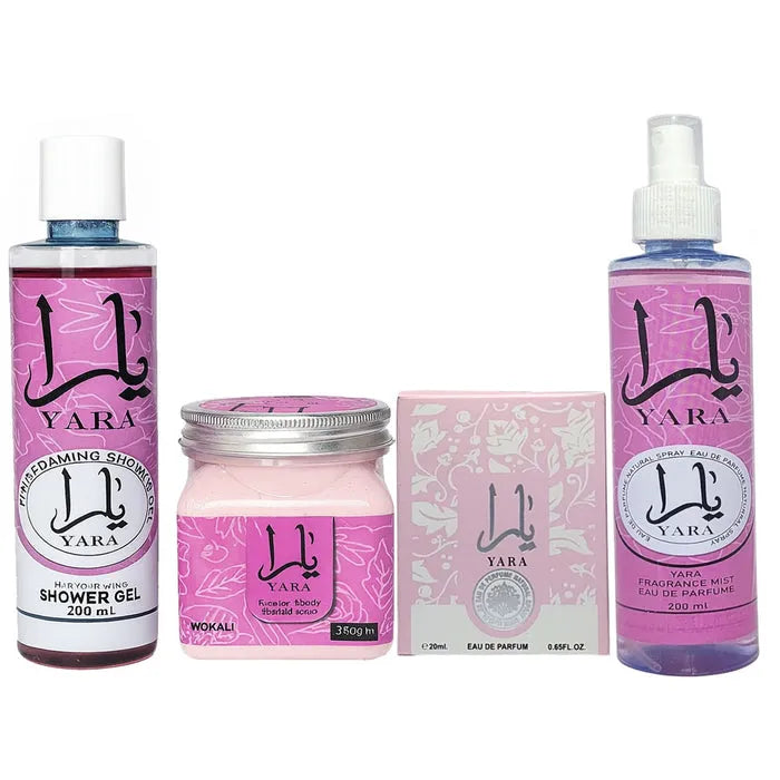 The Ultimate New 4 in 1 Yara Luxury Body Care & Fragrance Deal