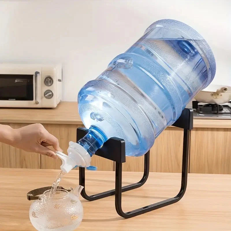 Water Bottle Metal Stand With Tap - Each