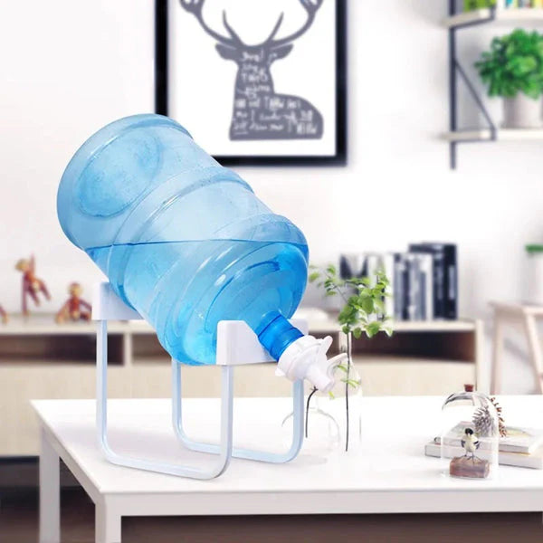 Water Bottle Metal Stand With Tap - Each