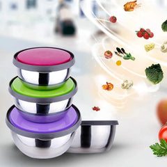 Stainless Steel Food Storage Box Airtight -  3 Pcs