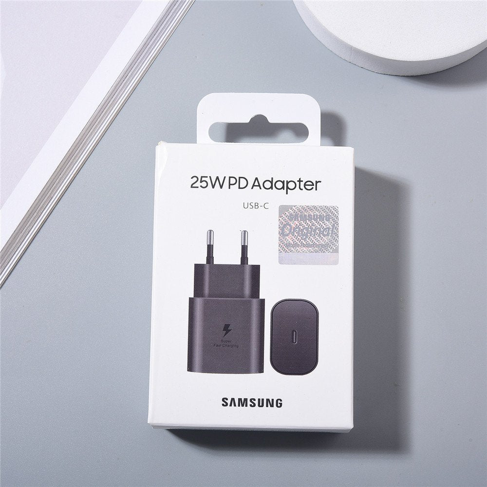 Samsung 25w PD Super Fast Charging Adapter With Type-C Cable