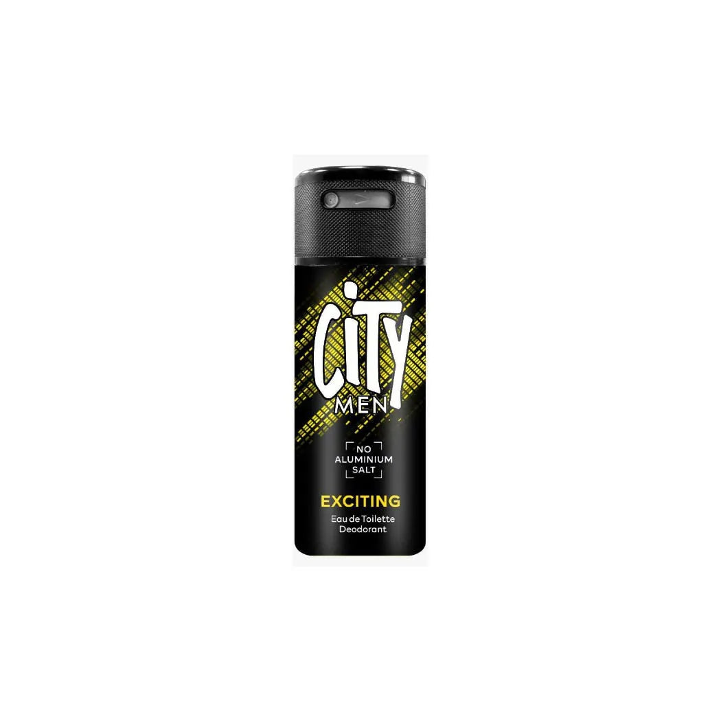 City Men Deodorant Spray For Men Exciting - 150ml