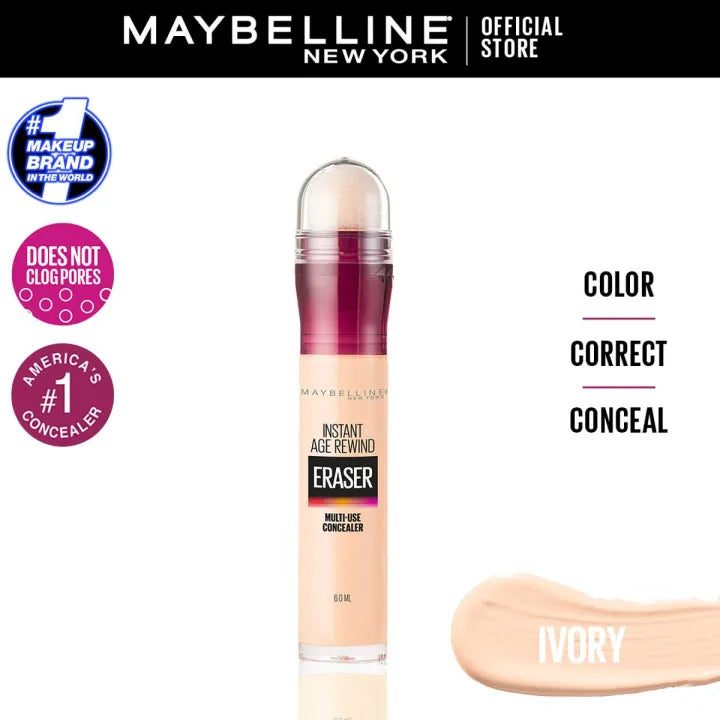 Maybelline Instant Eraser 12HR Multi-use 2-in-1 Concealer