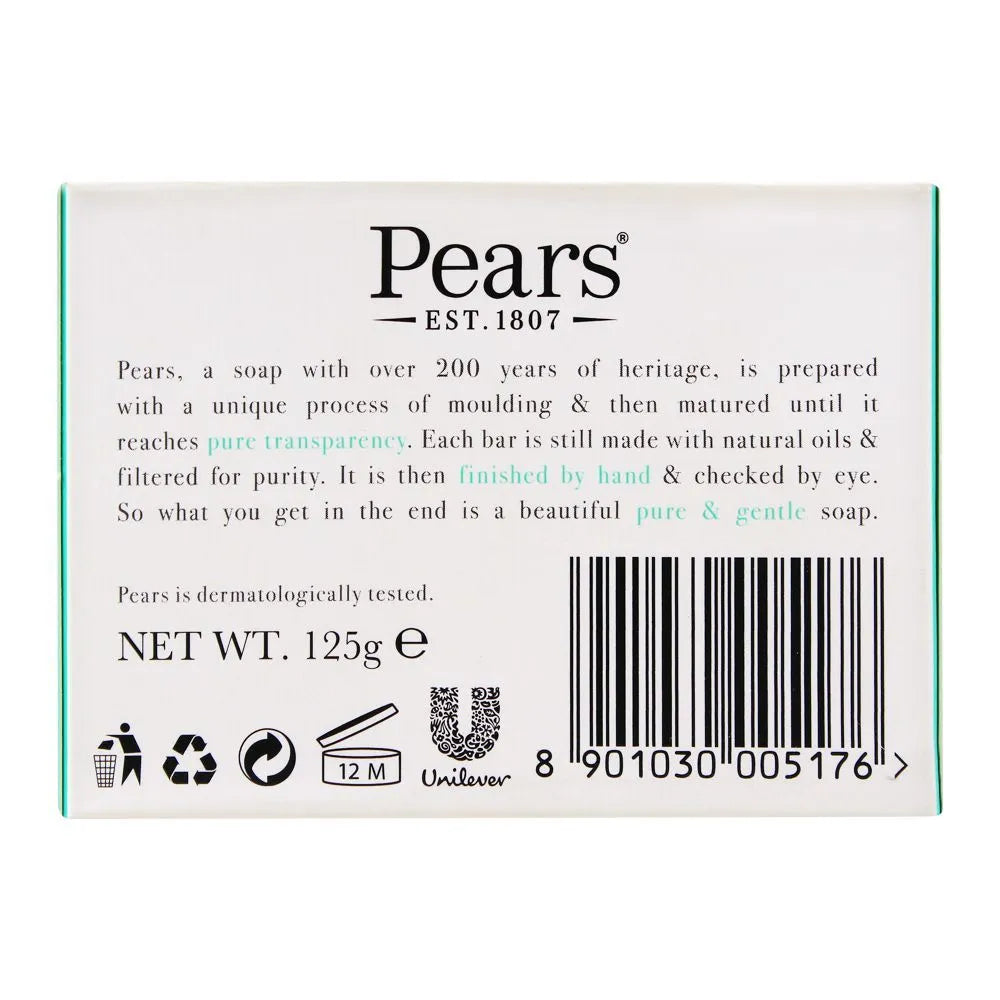 Pears Transparent Soap With Lemon Flower Extracts, 125g