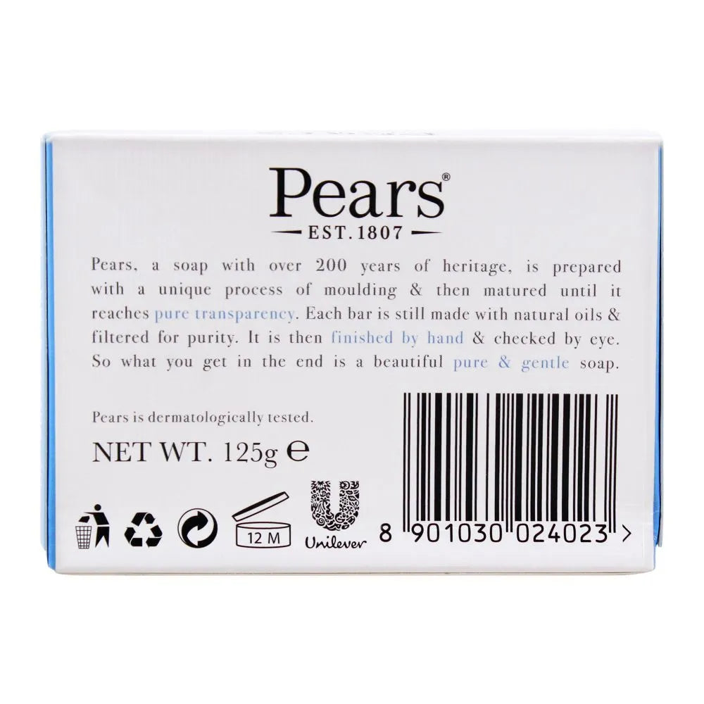 Pears Transparent Soap With Mint Extracts, 125g
