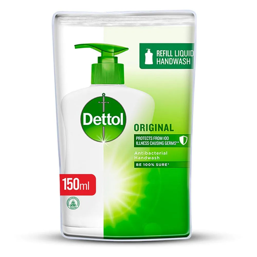 Dettol Original Antibacterial Liquid Handwash Refill – 150 ml