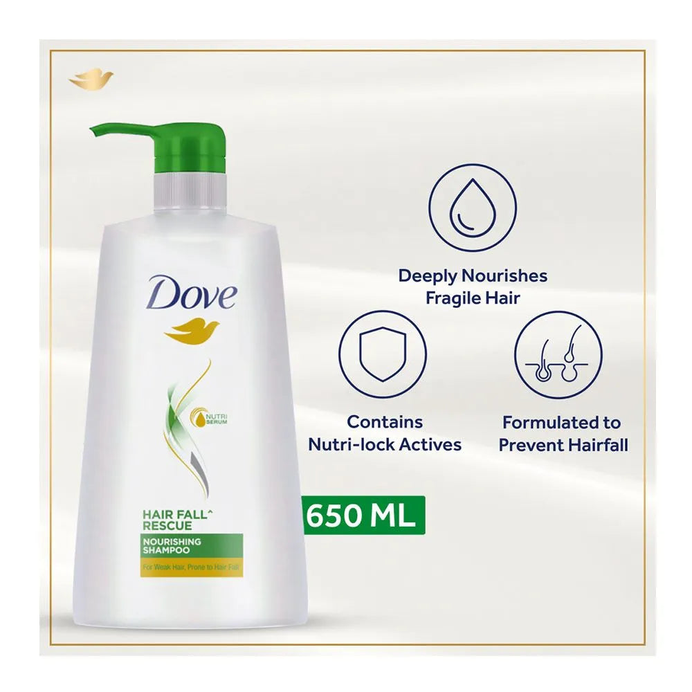 Dove Nutritive Solutions Hair Fall Rescue Shampoo - 650ml