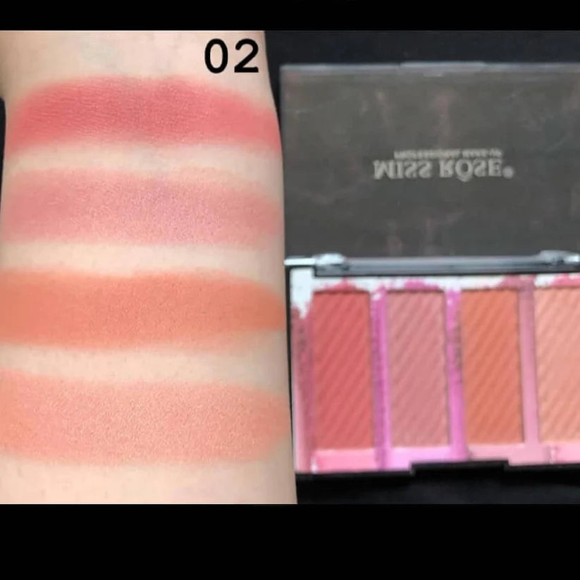 Miss Rose Bronzers Blush Palette - 4 Color