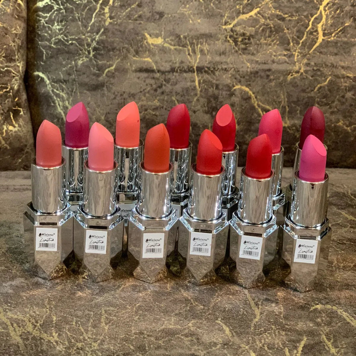 Mielena 24HR Wear Matte Lipstick  - 12 Pcs Set