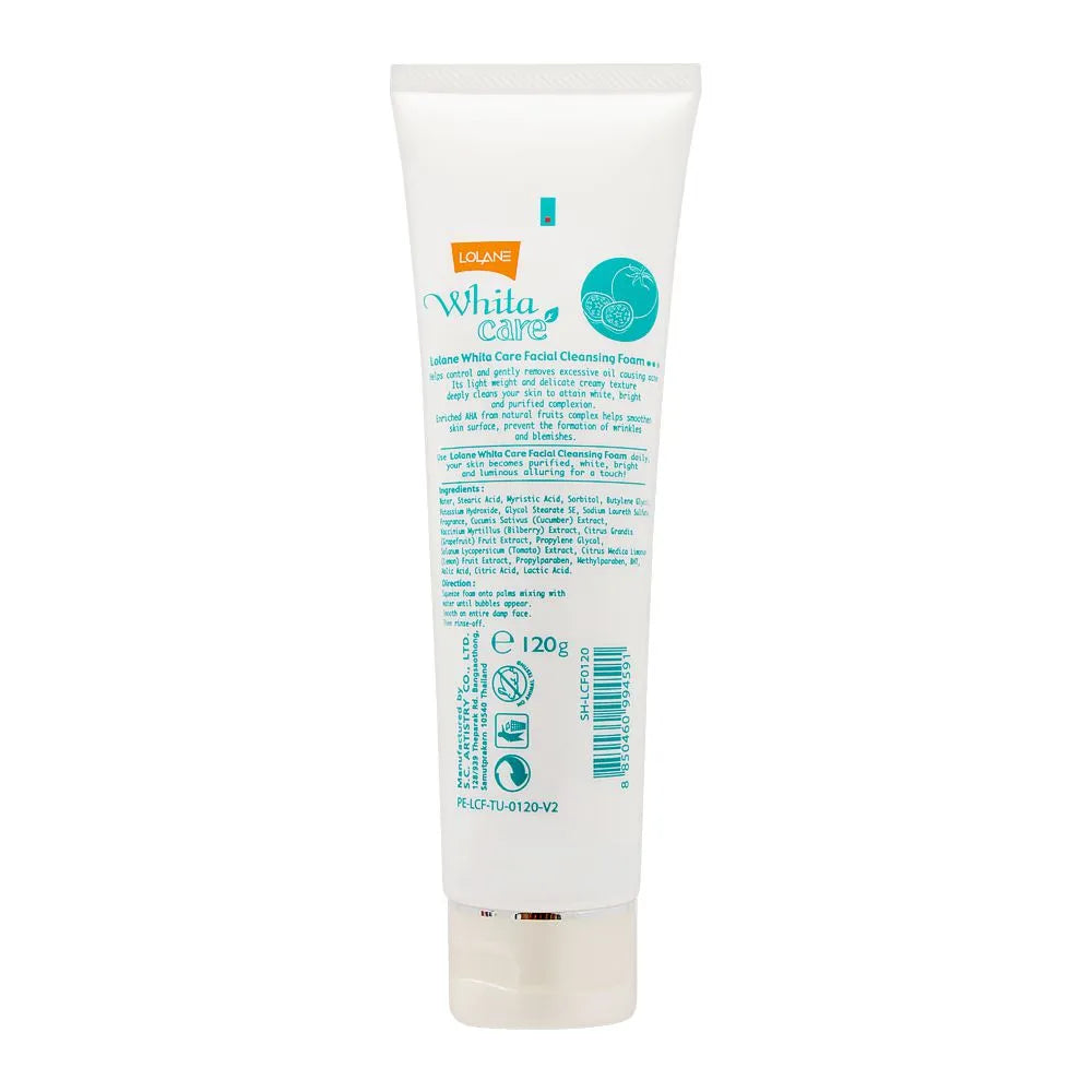 Lolane Whita Care Facial Cleansing Foam