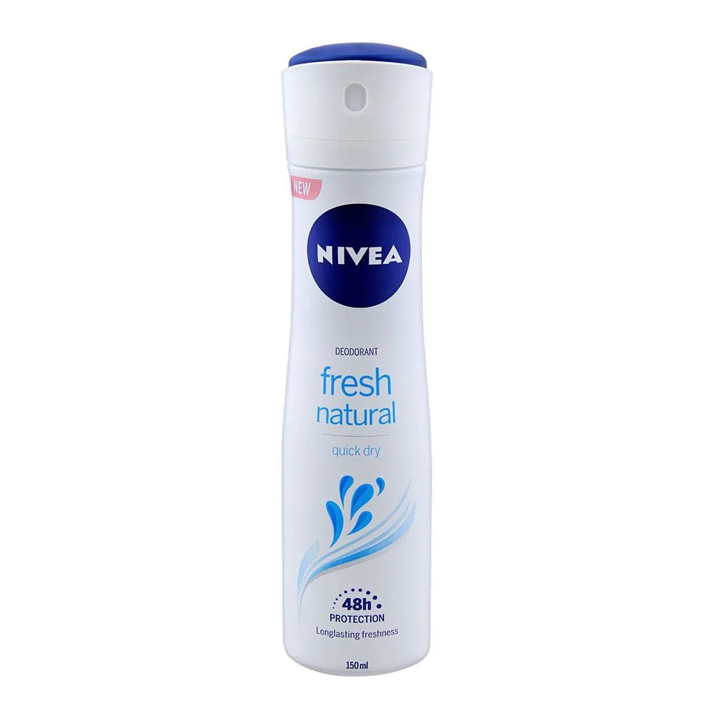 Nivea 48H Fresh Natural Quick Dry Deodorant Spray - 150ml