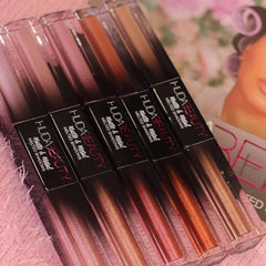 Huda Beauty 5 Combo Lipstick + Eye Shadow 2-in-1