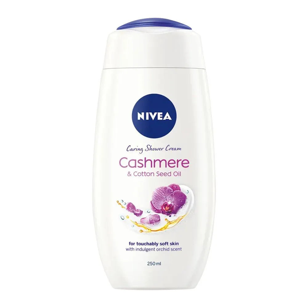Nivea Cashmere & Cotton Seed Oil Caring Shower Cream - 250ml