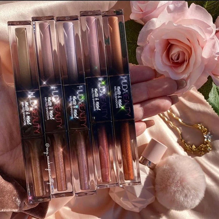 Huda Beauty 5 Combo Lipstick + Eye Shadow 2-in-1