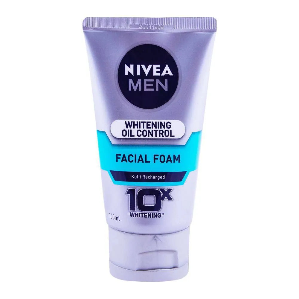 Nivea Men Whitening Oil Control Facial Foam - 100ml