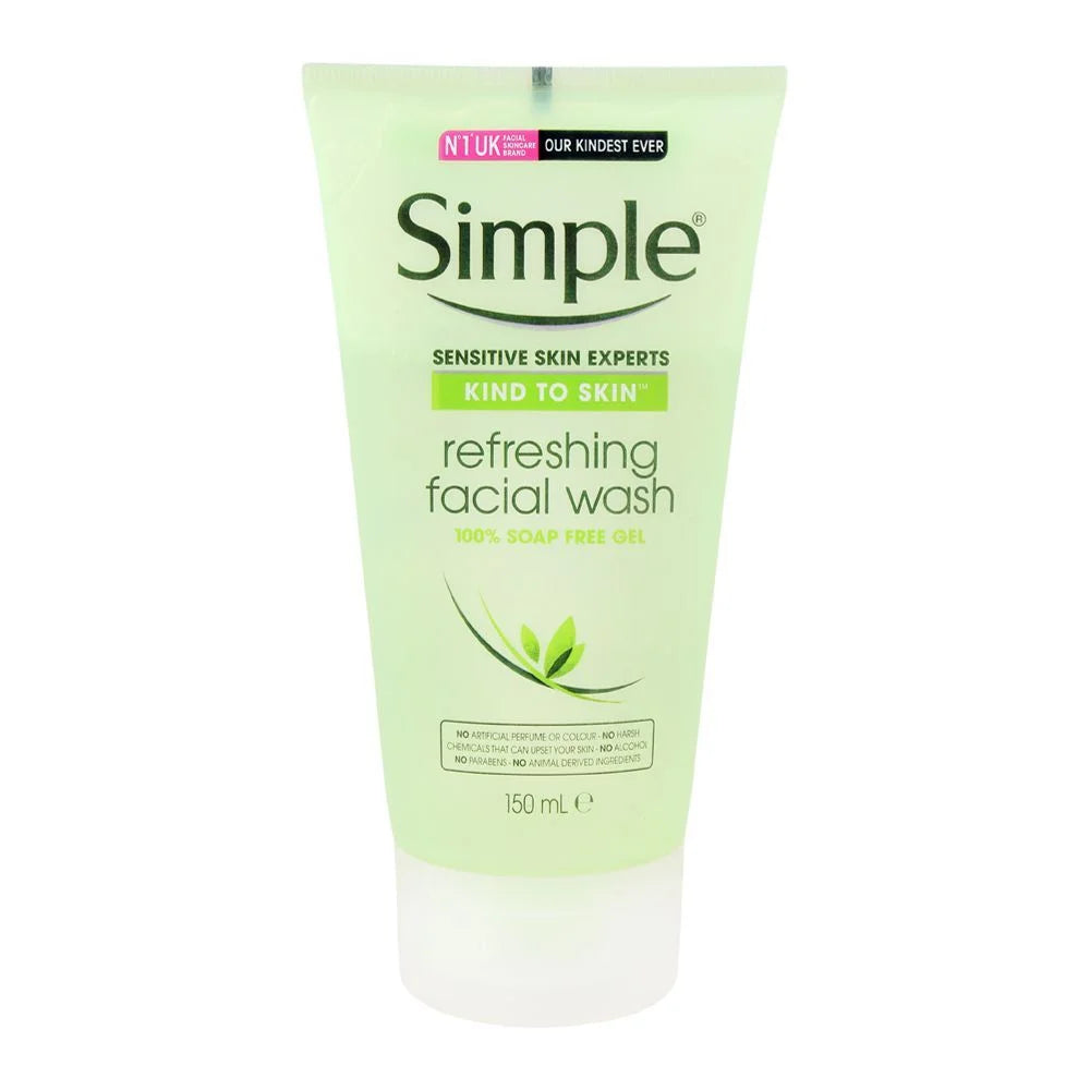 Simple Kind to Skin Refreshing Facial Wash Gel - 150ml