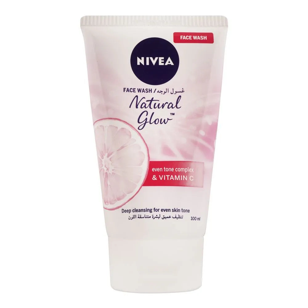 Nivea Natural Glow Even Tone Complex & Vitamin C Face Wash - 100ml