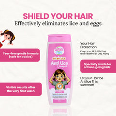Cutish Anti Lice Shampoo For Kids - 200ml