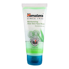 Himalaya Moisturizing Aloe Vera Face Wash, Soap Free, Normal To Dry Skin