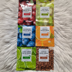 Sadoer Facial Fruit Mask Pack of 6