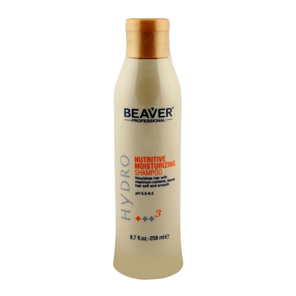 Beaver Professional Hydro Nutritive Moisturizing Shampoo - 258ml