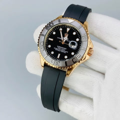 Rolex Submariner Gold Black Water Resistant Watch